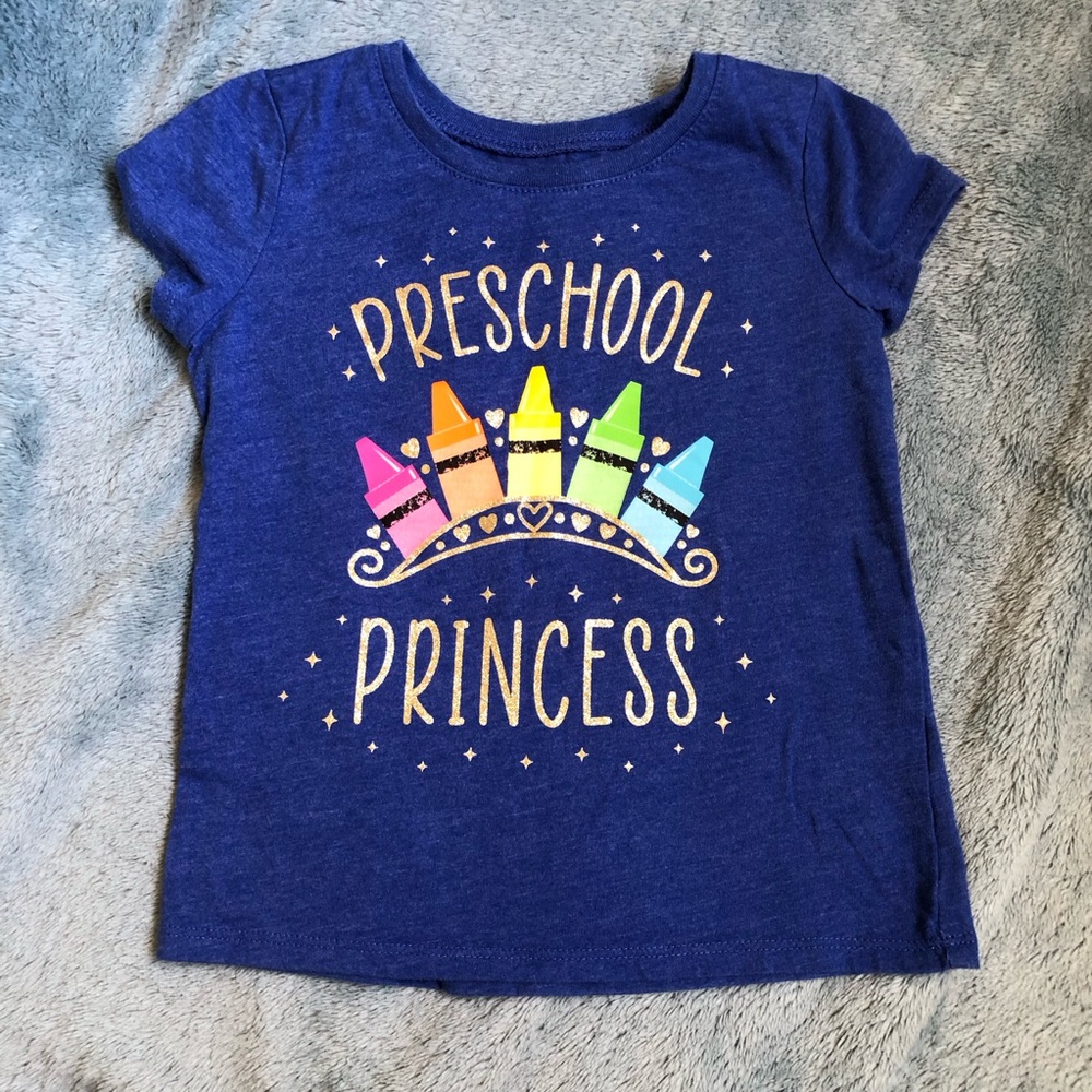 Preschool Princess Blue Kids T-Shirt